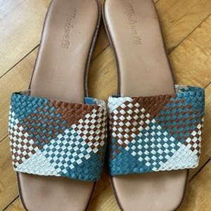 Madewell multicolor slides
